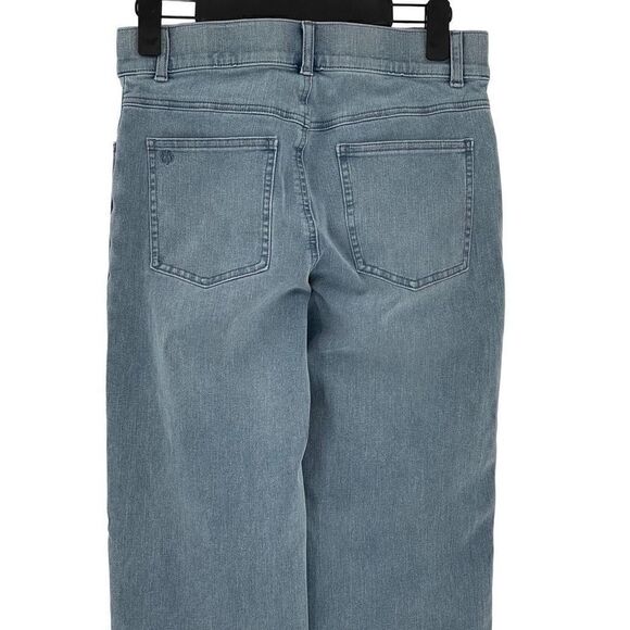 Betabrand 4 Pocket Straight Leg Yoga Denim Jeans Stretch Light Wash Women Medium - Picture 5 of 7